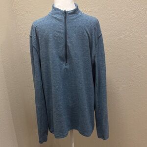 lululemon athletica Blue Zip Up Sweater